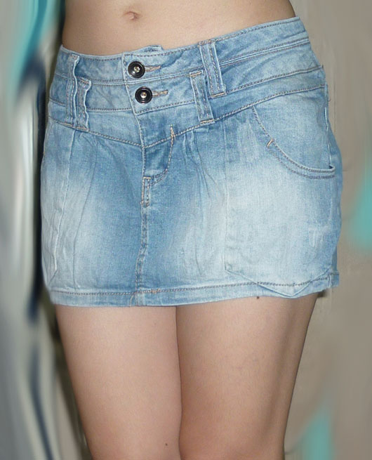 #1กระโปรงยีนส์ทรงบอลลูน น่ารักของ DENIM 33-36-10