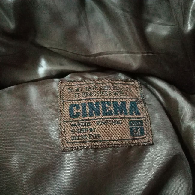 เสื้อกั๊กนวมชาย ผ้าร่มกันน้ำสีกาแฟ อก44