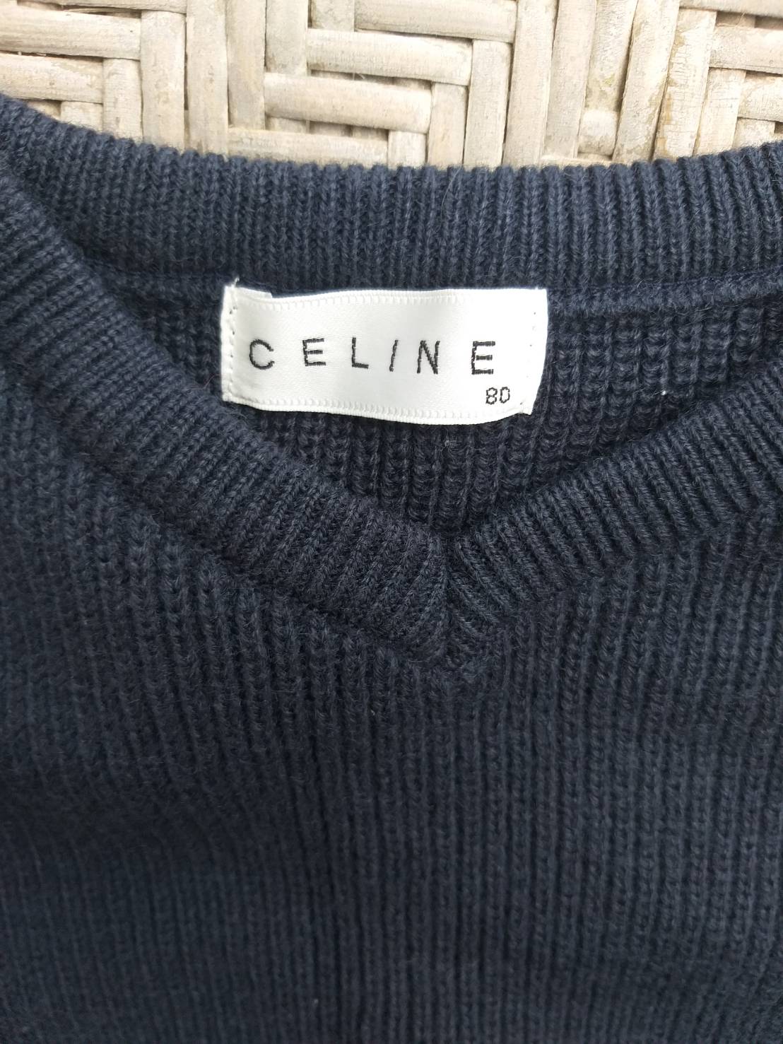 เสื้อกางเกงไหมพรมเด็ก CELINE ไซด์80 (ของใหม่)