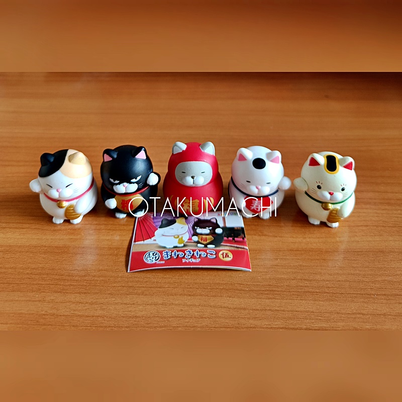 กาชาปองตุ๊กตาแมว Higemanju Maneki Neko Figure 5
