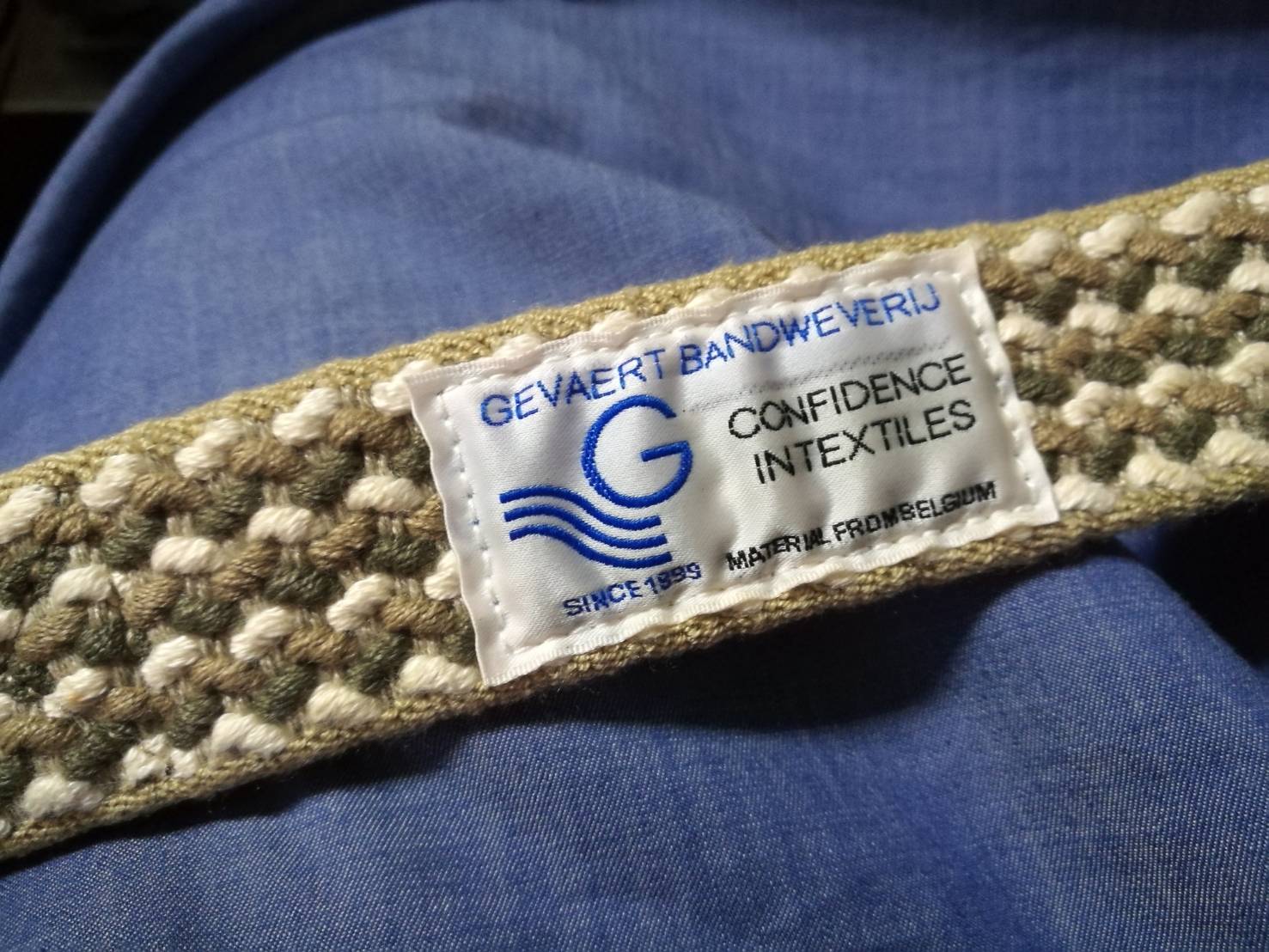 เข็มขัดนักกอล์ฟ GEVAERT BANDWEVERIJ