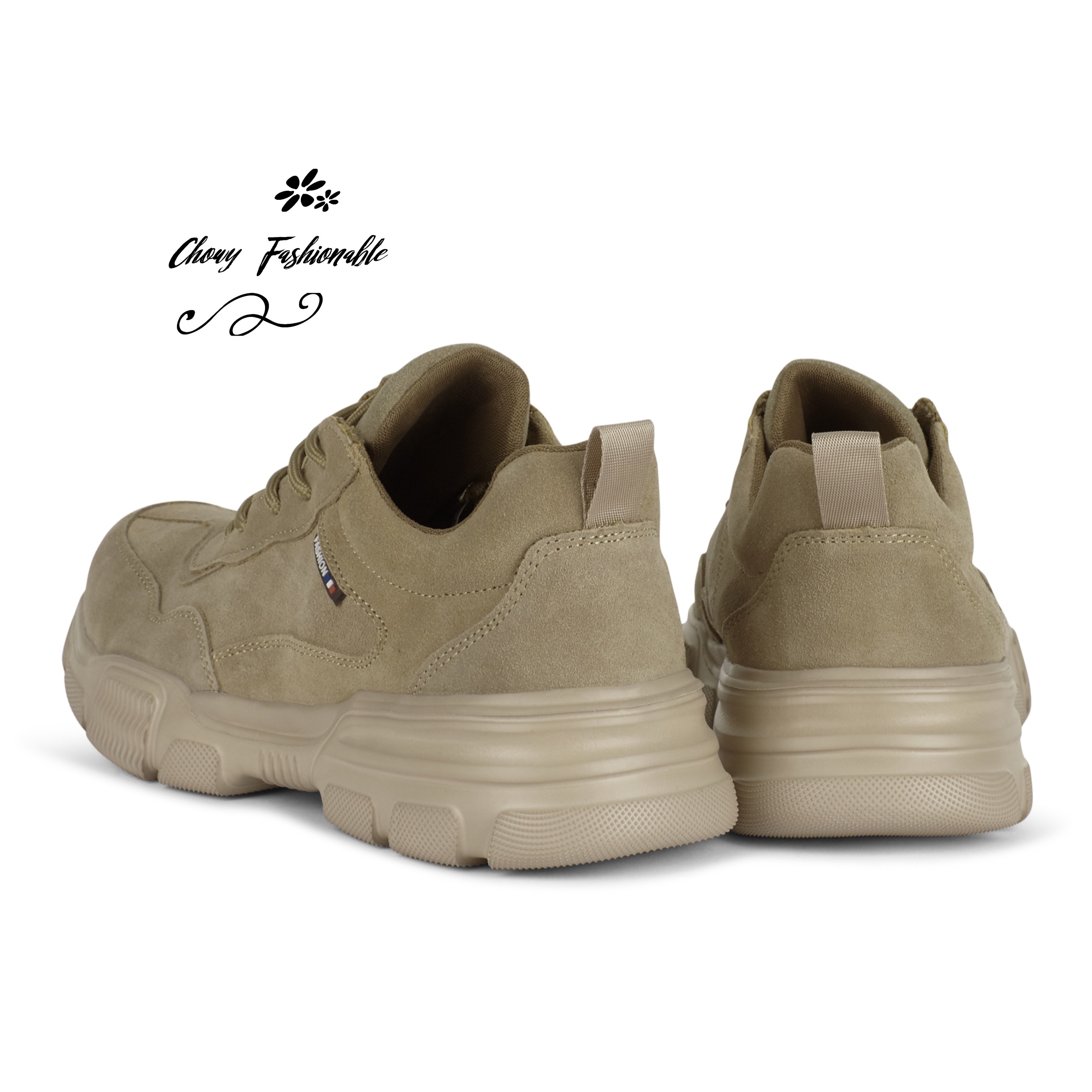 รองเท้าเซฟตี้ 44-46. Safety Shoes สีเบจ หัวเหล็ก ป้องกันตะปู ป้องกันไฟดูด Chowy KR1196