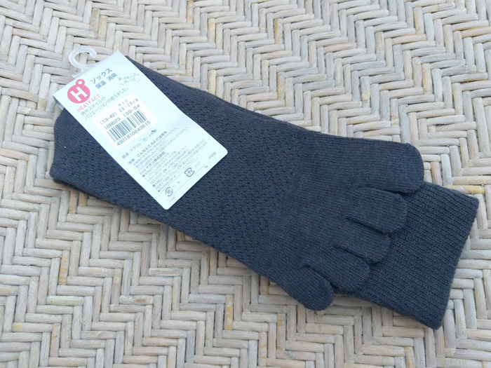 ถุงเท้าชาย HEATFACT ใส่หน้าหนาว แบบแยกนิ้ว