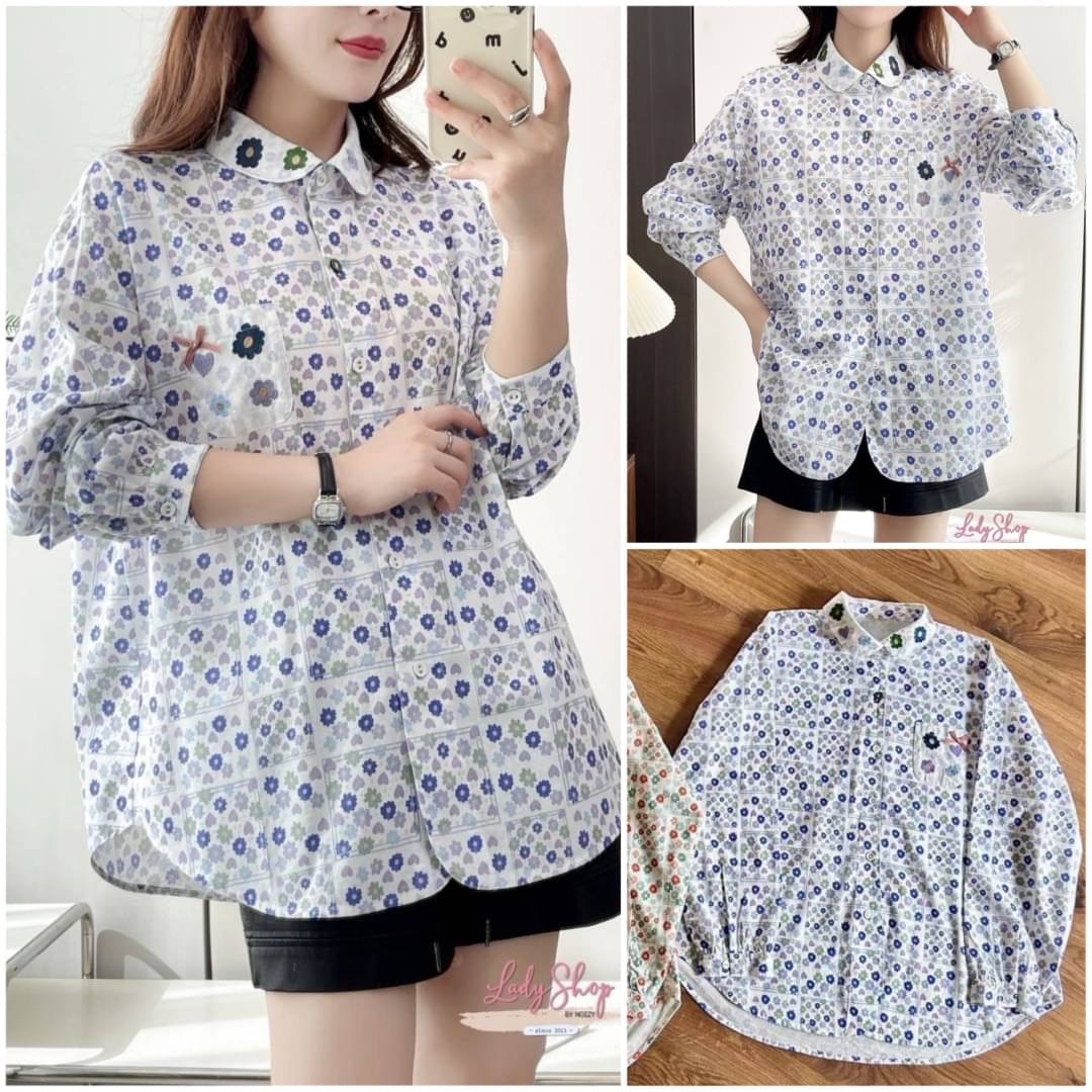 เสื้อญี่ปุ่นงานแท้นำเข้า ดีเทลลายสวยงานปัก น่ารักสไตล์ญี่ปุ่น งานทรงฟรีไซส์ใส่ได้ตลอด : สินค้าคุณภาพ (พร้อมส่ง)