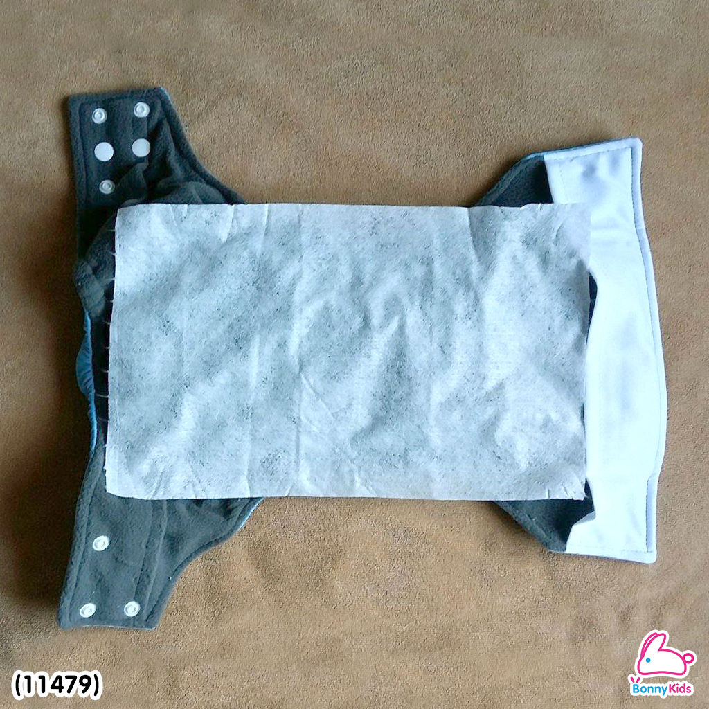 (11479) Bamboo Nappy Liners แผ่นเยื่อไผ่รองซับ กระดาษรองซับอเนกประสงค์ (1 ม้วน 100 แผ่น)