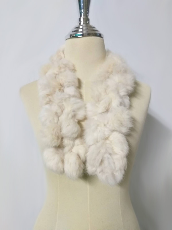 ผ้าพันคอ ขนกระต่ายแท้ นุ่มมาก อุ่นสุดๆ