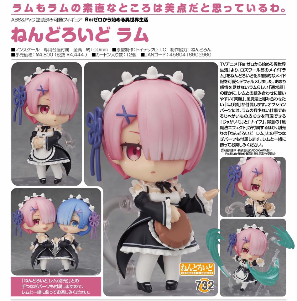 พร้อมส่ง Nendoroid - Re:ZERO -Starting Life in Another World-: Ram