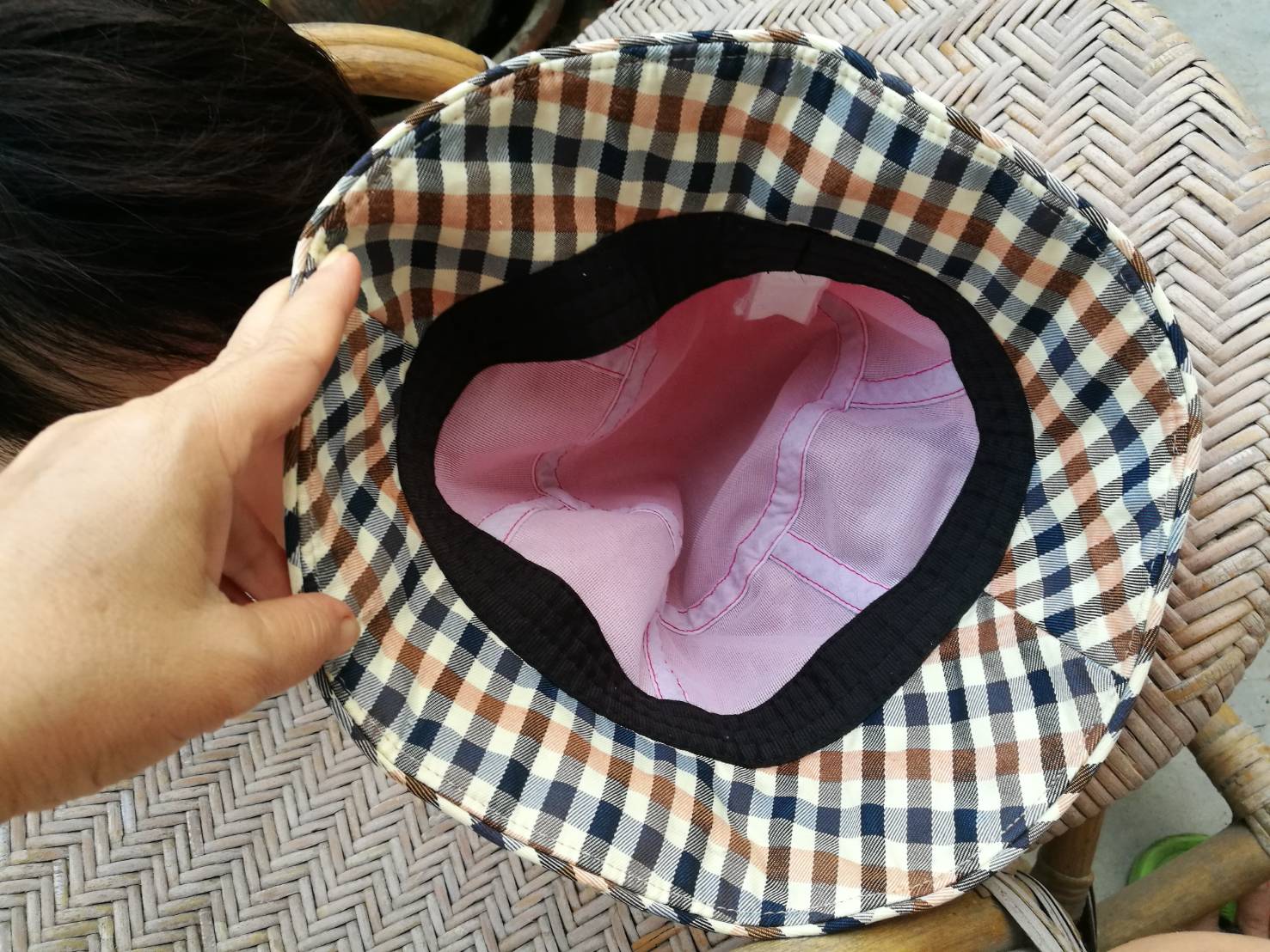 หมวกบักเก็ตสีแดง น่ารักมากกก