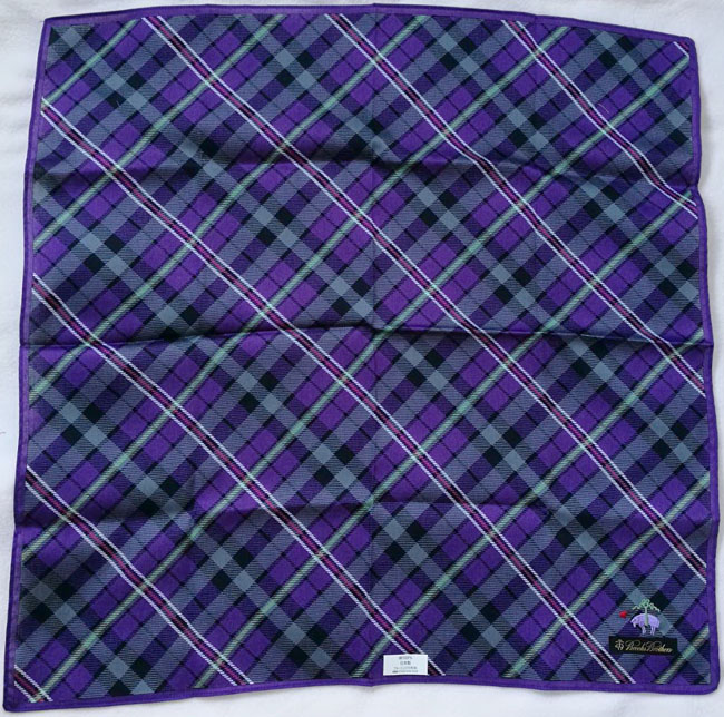 ผ้าเช็ดหน้าแบรนด์เนม Brooks Brothers แบรนด์หรู แพงงงง