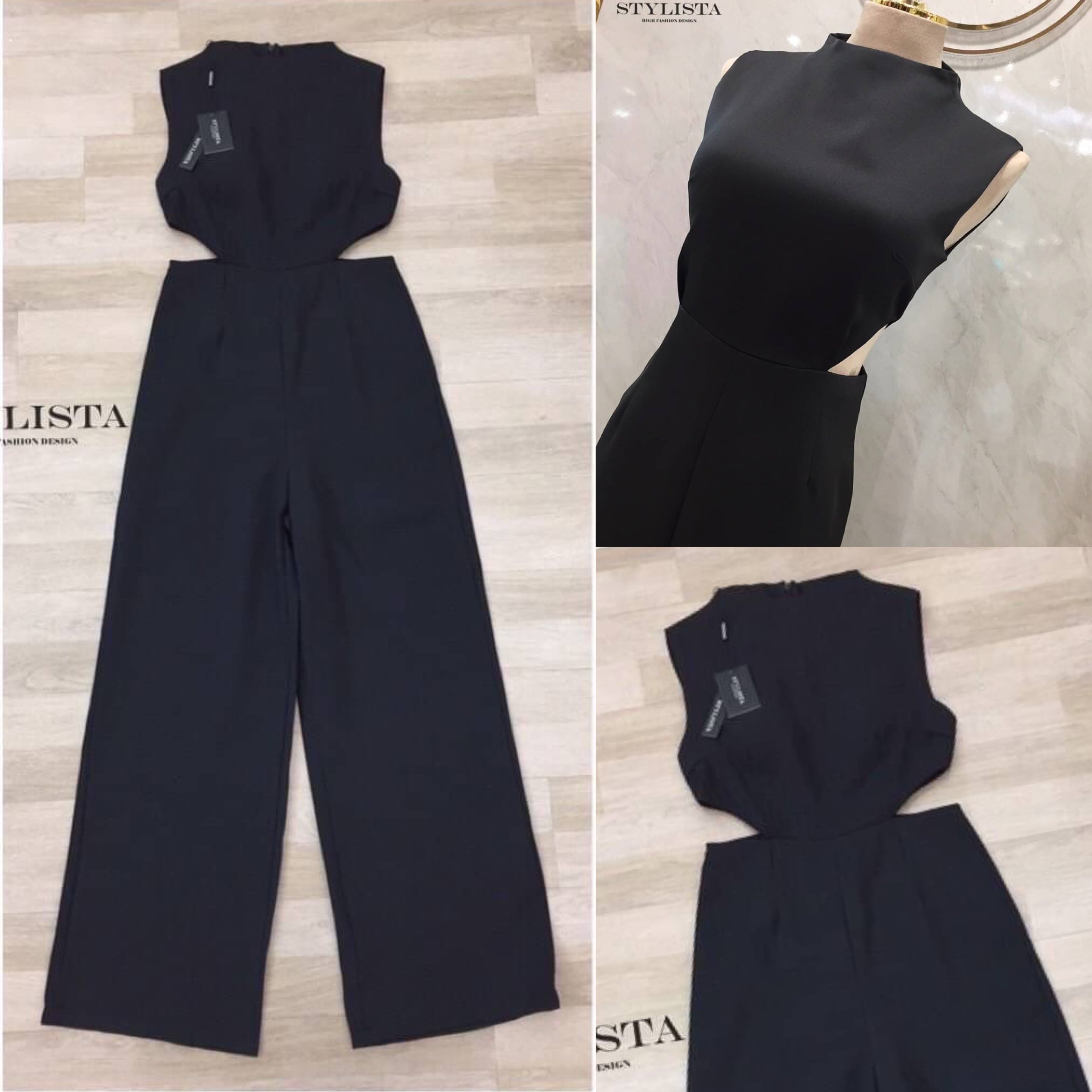 จั้มสูทใส่สวยเรียบหรูดูดีมาก แพลตเทินดีงาม ใส่สวยเปะสุดๆ สินค้าคุณภาพ (พร้อมส่ง)