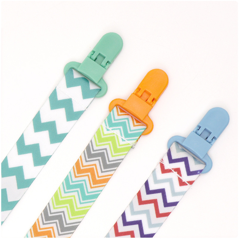 [แพค 3 ชิ้น] สายห้อยจุกหลอก สายหนีบคล้องจุกหลอก/ยางกัด ตัวหนีบจุกหลอก จุกนม Pacifier Clip (BPA-Free)(0 m+)