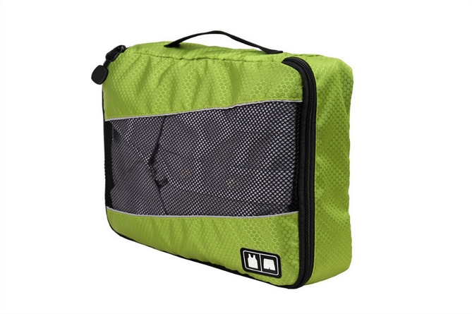 Bagsmart กระเป๋าจัดระเบียบเดินทาง 3 ใบต่อชุด ใส่เสื้อ, กางเกง, กระโปรง, ผ้าขนหนู (Bagsmart Packing Cubes 3-Pcs Travel Organizer)