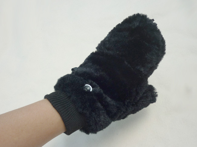 ถุงมือเฟอร์ หนานุ่ม ติดลบได้ ไซด์ S (ของใหม่)