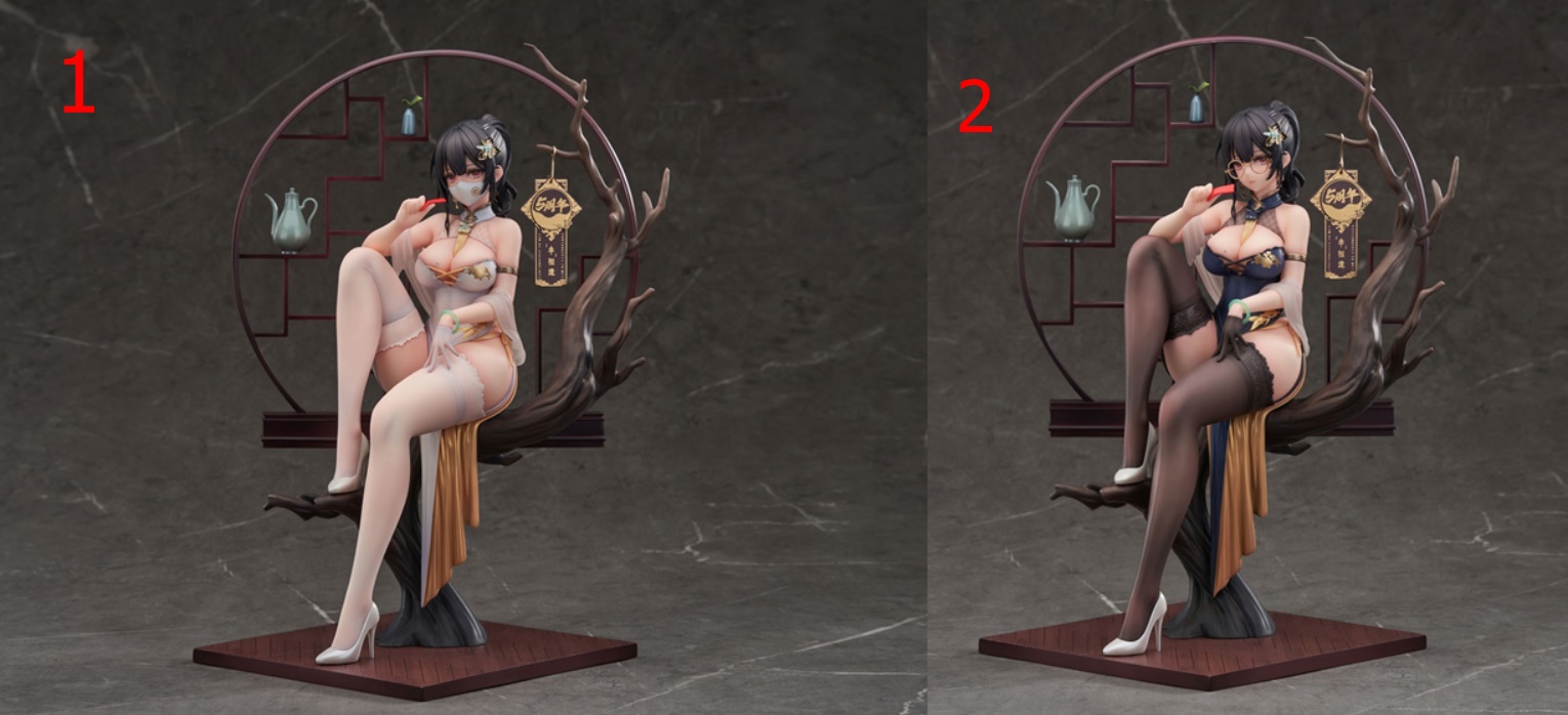 [เปิดจอง] Xiami 【Fortunate to Meet】Qipao ver. 1/7 Scale Painted Figure (set: black&white) โบนัส postcard*9 (black*3,white*3, pair posed*3) ราคาเซทละ 7900-8500