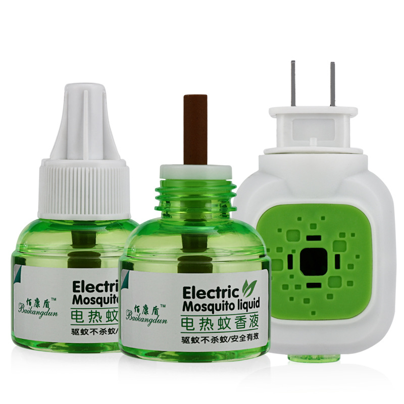 เครื่องไล่ยุงไฟฟ้าชนิดน้ำ Baikangdun ที่เสียบไล่ยุงสำหรับลูกน้อยและทุกคนในบ้าน