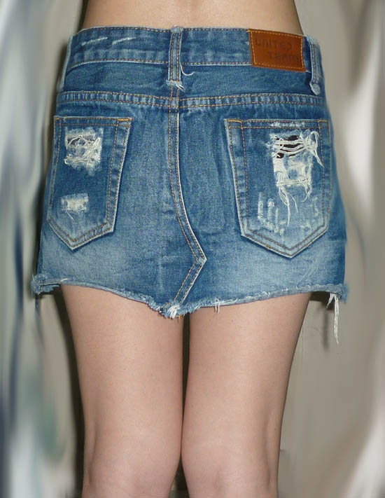 กระโปรงยีนส์เป๊ะเว่อร์ ยีนส์ห้าง 30-34-10