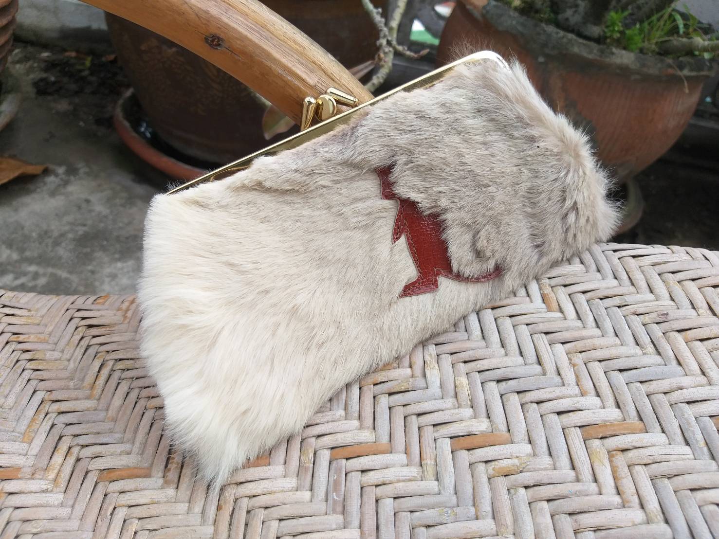 กระเป๋าสตางค์ ขนจิงโจ้แท้ ขนนุ่มมาก สวยมาก