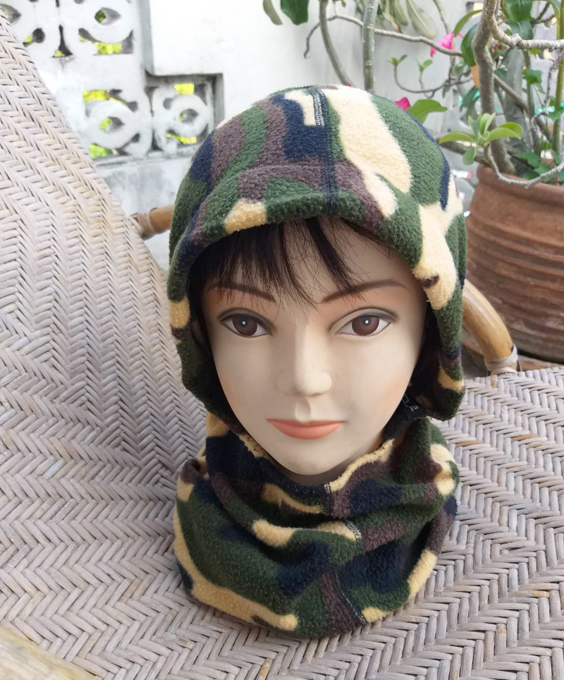 หมวกพร้อมที่อุ่นคอ dakine ผ้าฟลีซนุ่ม