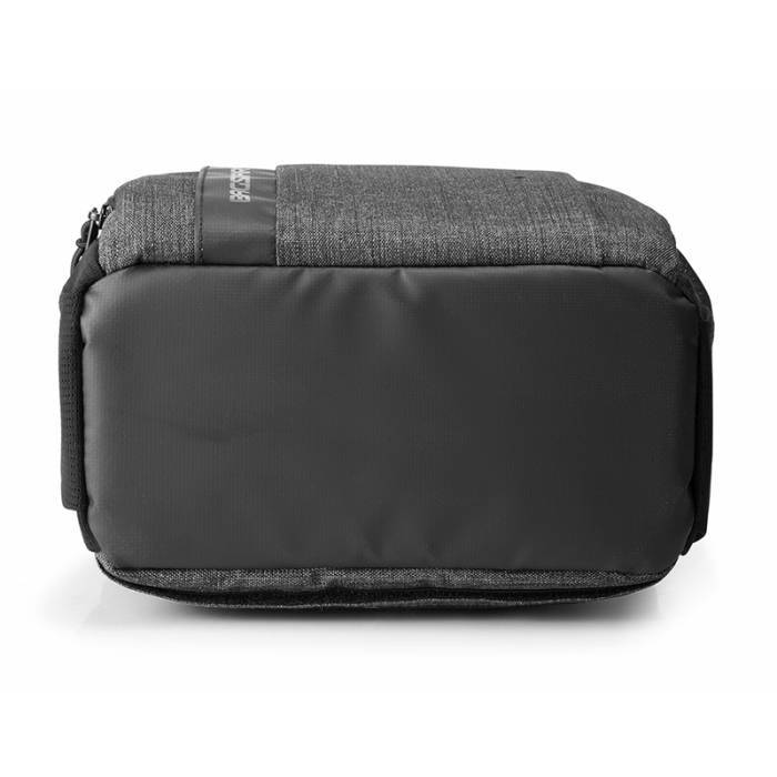 กระเป๋าใส่กล้องถ่ายรูป SLR/DSLR ขนาดกะทัดรัด พร้อมผ้าคลุมกันฝนหรือสิ่งสกปรก (สี Grey) (BAGSMART Compact Camera Shoulder Bag for SLR/DSLR with Waterproof Rain Cover)