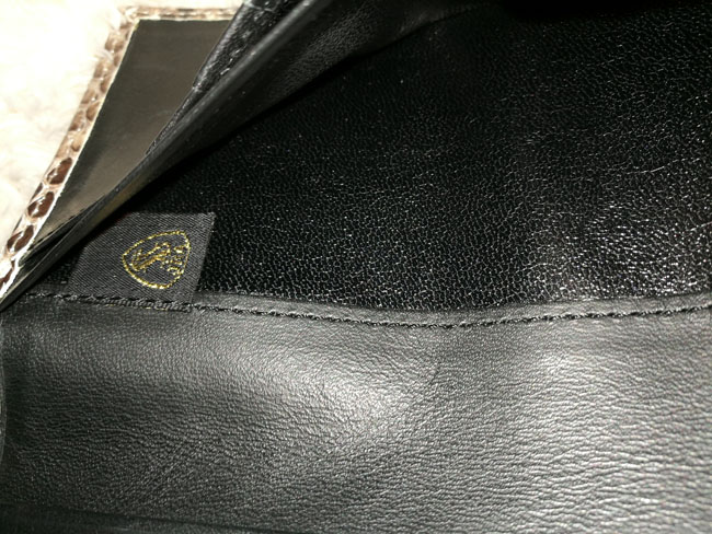 กระเป๋าสตางค์ Genuine Python หลามหนัง หนังแท้ทั้งใบ