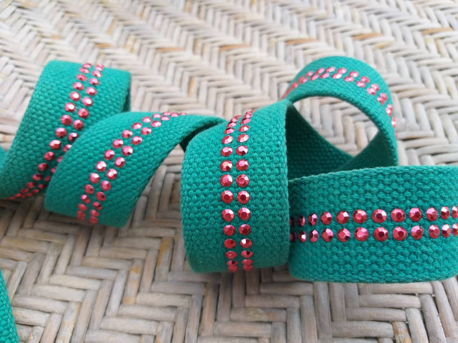 เข็มขัดเชือกถัก ผ้า canvas เก๋สุดๆ