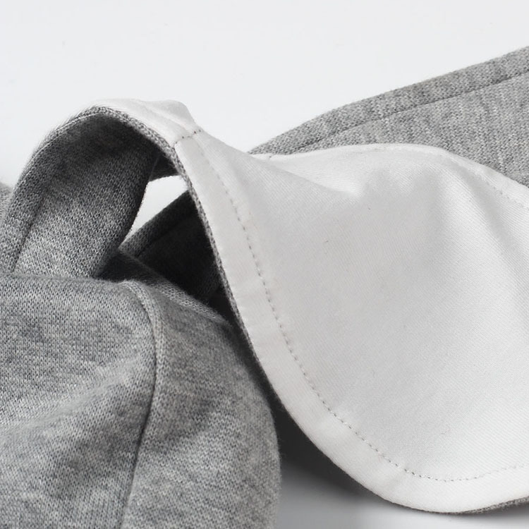 หมวกเด็กอ่อน ฮู้ดเด็กผูกคางเด็กเล็ก วัย 3 - 24 เดือน กระต่ายน้อย - มีสีเทา/ชมพู