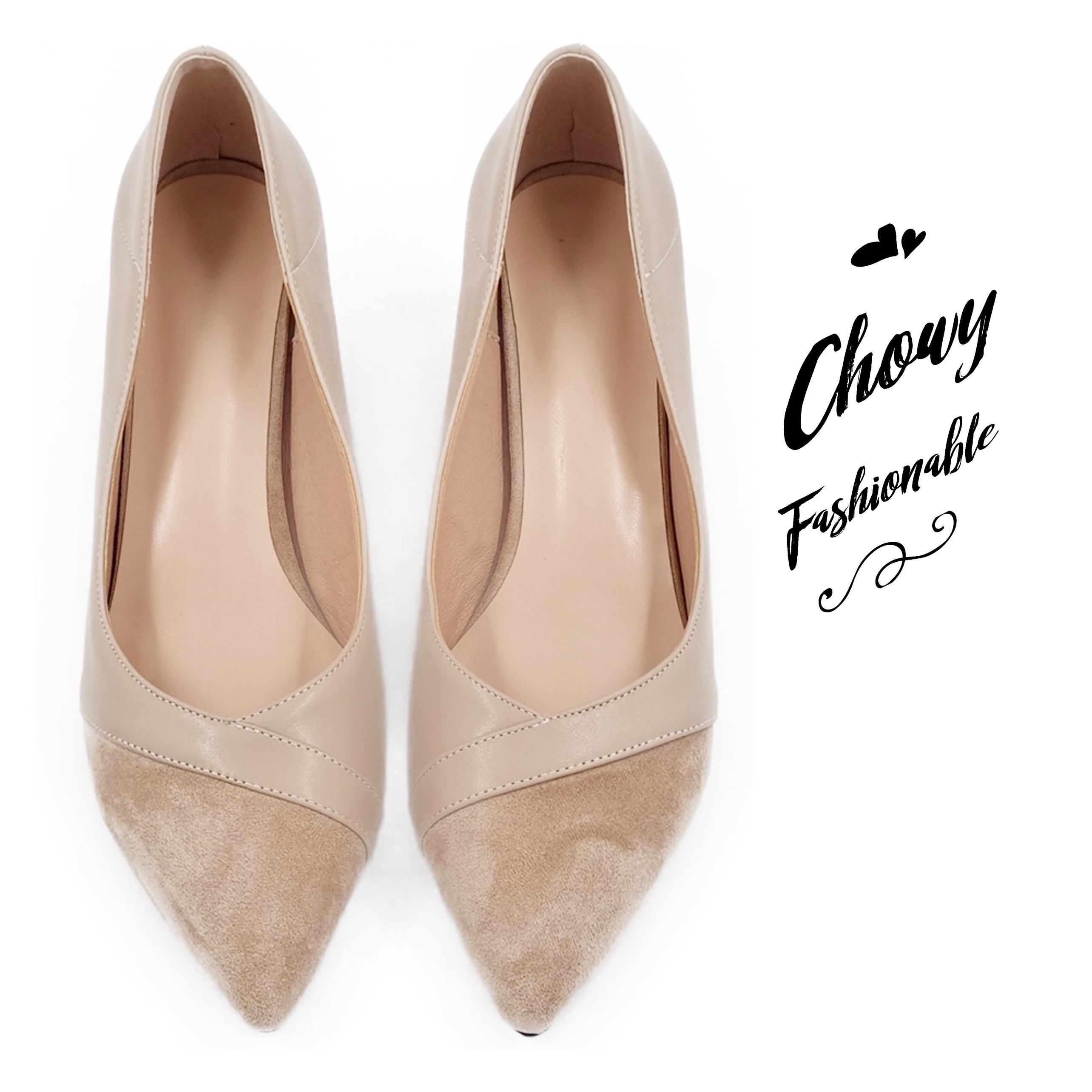 รองเท้าคัชชูส้นเตี้ย หัวแหลม ไซส์ 40 Optimal Classic หัวแหลม KR0916