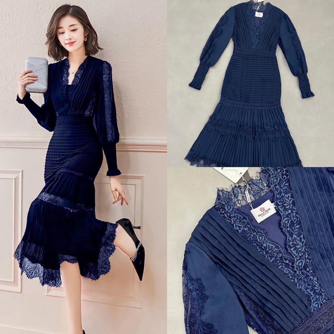 เดรสผ้าชีฟอง เนื้อนิ่มสวย ความยาวกำลังดี ดีเทลชุดคือ เกินบรรยาย มีทั้งลูกไม้ มีทั้งผ้าพรีท สวยตาม แบบเป้ะ ช่วงตัวคือพลางหุ่นได้ทุกมุม 👍🏻 สินค้าคุณภาพ (พร้อมส่ง)