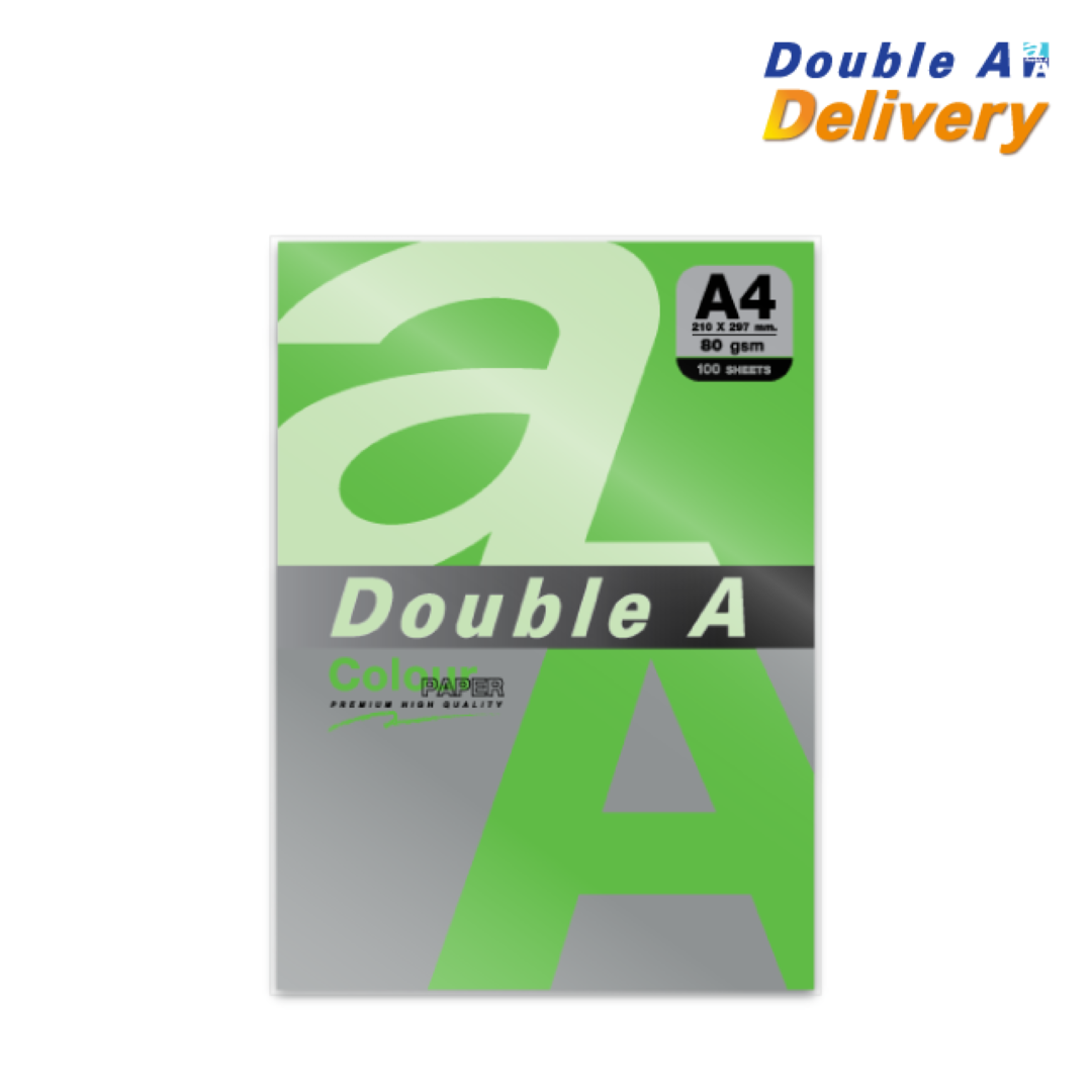 กระดาษสี 80 แกรม แพ็ค 100 แผ่น สีเขียวเข้ม