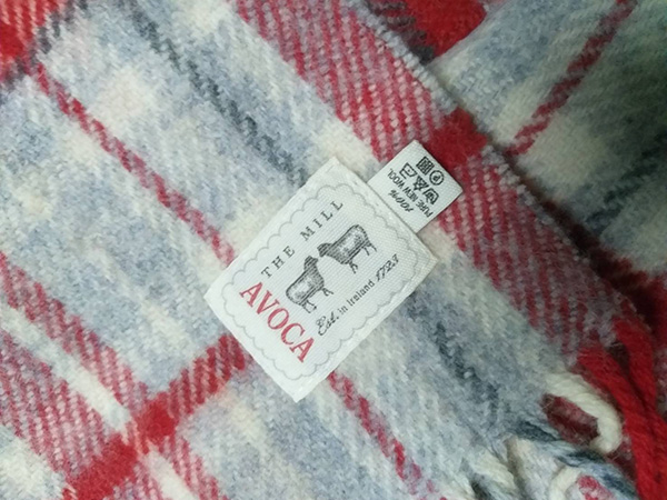 ผ้าพันคอ AVOCA THE MILL MADE IN IRELAND (ของใหม่)