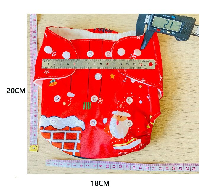 กางเกงผ้าอ้อม l กางเกงกันฉี่ กางเกงผ้าอ้อมเด็กซักได้ Nano กันน้ำ ลายการ์ตูนน่ารัก ปรับขนาดได้ 1-3 ขวบ