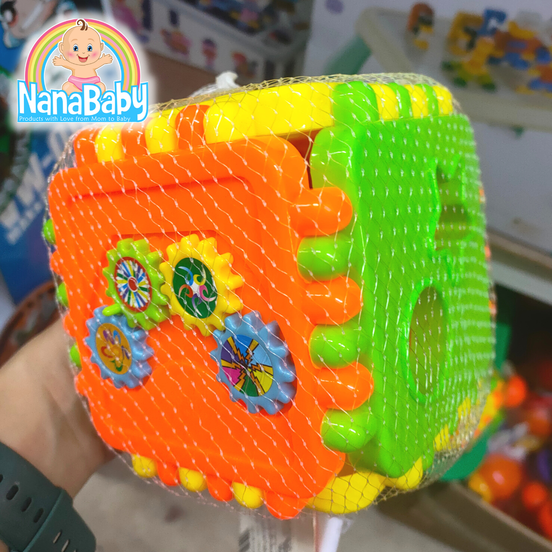 บล็อกหยอดเด็ก กล่องกิจกรรมหยอดบล็อค ของเล่นเสริมพัฒนาการ ของเล่นเด็ก 2-3 ขวบ