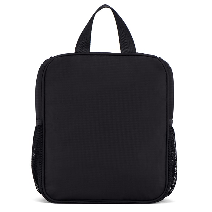 Bagsmart กระเป๋าใส่อุปกรณ์อาบน้ำ คุณภาพสูง ใส่อุปกรณ์อาบน้ำ แขวนได้ มีช่องใส่ด้านข้างสองด้าน สำหรับเดินทาง ท่องเที่ยว (Black-Grey)