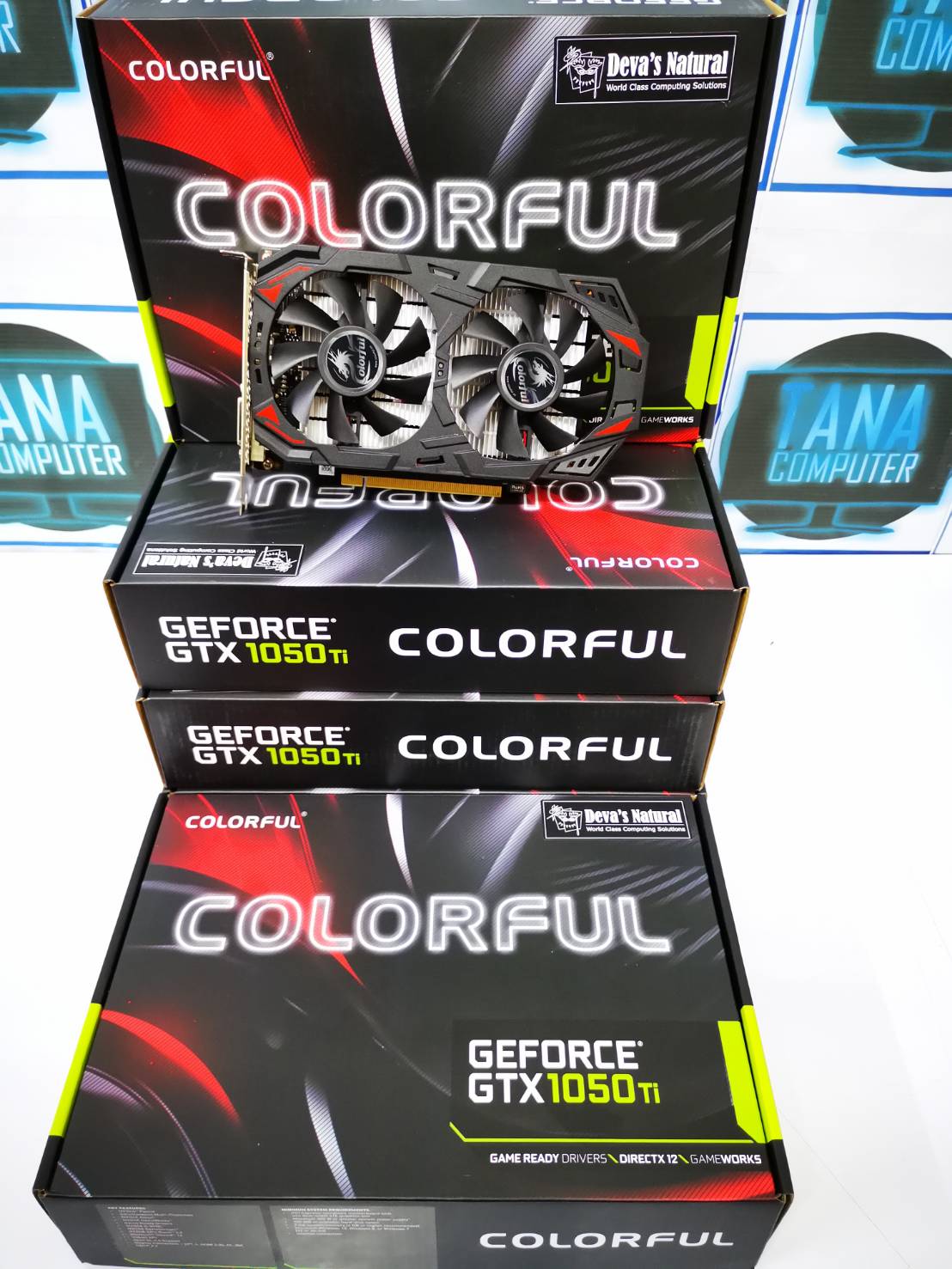 (10,900)การ์ดจอ VGA Colorful GeForce GTX 1050 Ti 4G DDR5 128Bit