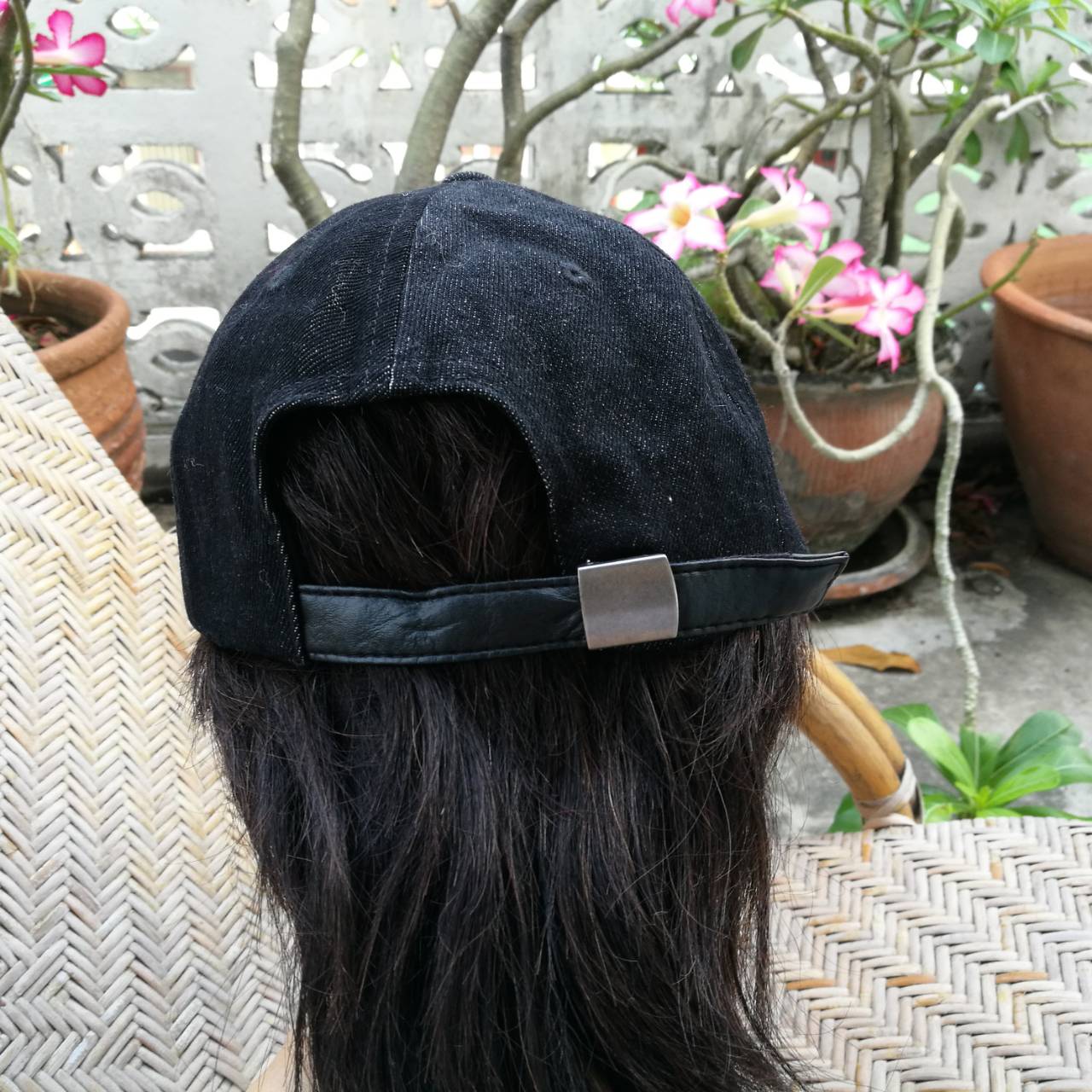 หมวกแก๊ปผ้ายีนส์ GU สวยเรียบๆ น่าใส่มาก (ของใหม่)