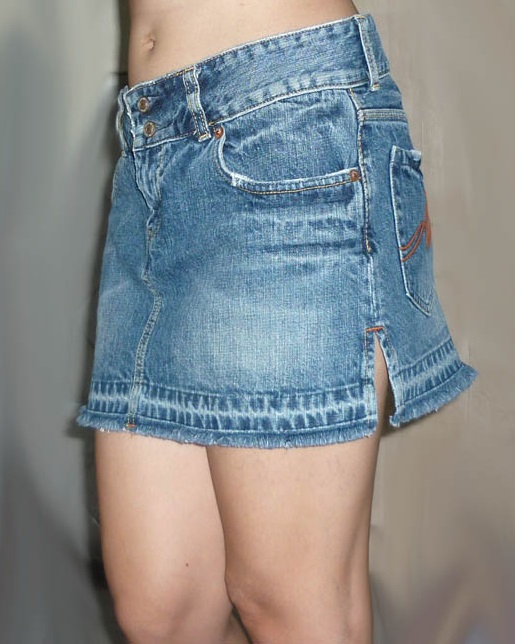 กระโปรงยีนส์ America Nino Jeans 30.5-35-12