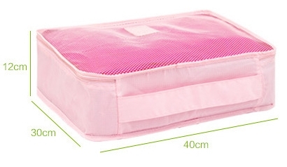 Diniwell Travel Receive Bag กระเป๋าจัดระเบียบเดินทาง 6 ใบ แบ่งใส่เสื้อผ้า กางเกง ชุดชั้นใน กางเกงใน อุปกรณ์ไอที ผลิตจากวัสดุกันน้ำคุณภาพดี มี 9 สีให้เลือก