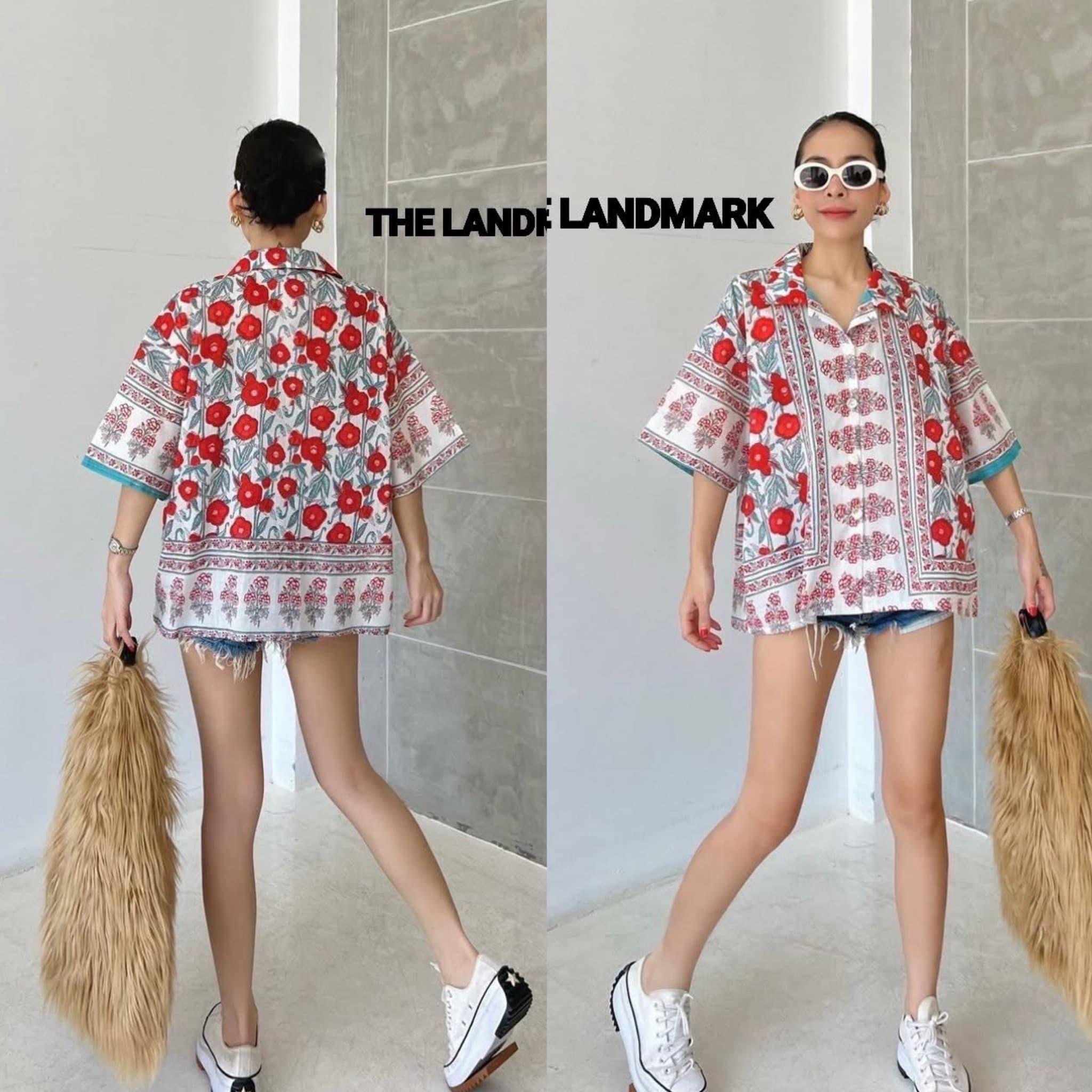 เสื้อเชิ้ตผ้าบล็อคคอทตอลอินเดีย กระดุมผ่าหน้า ฟรีไซส์ แขนยาวกำลังดี ลายผ้าสวยสดใส แพทเทิร์นใส่สบาย ใส่สบาย : สินค้าคุณภาพ (พร้อมส่ง)