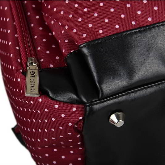 Ecosusi กระเป๋าคุณแม่ กระเป๋าสัมภาระคุณแม่ กระเป๋าแม่ลูกอ่อน ใช้ได้ 3 แบบ ใบใหญ่ ทนทาน ช่องใส่ของเยอะ (Red)