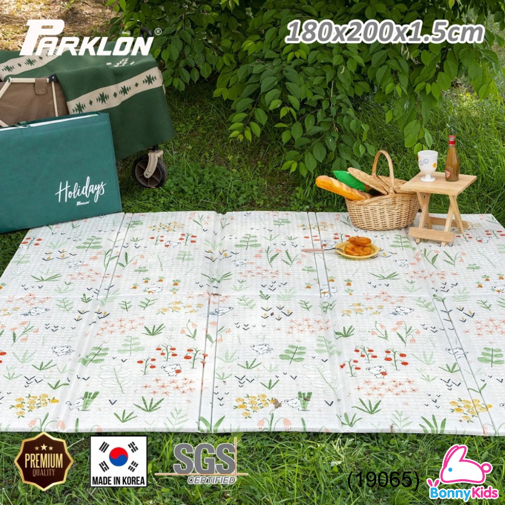 Parklon-Parklon แผ่นรองคลานเกาหลีรุ่นพับได้ PE Portable Mat 180x200x1.5cm