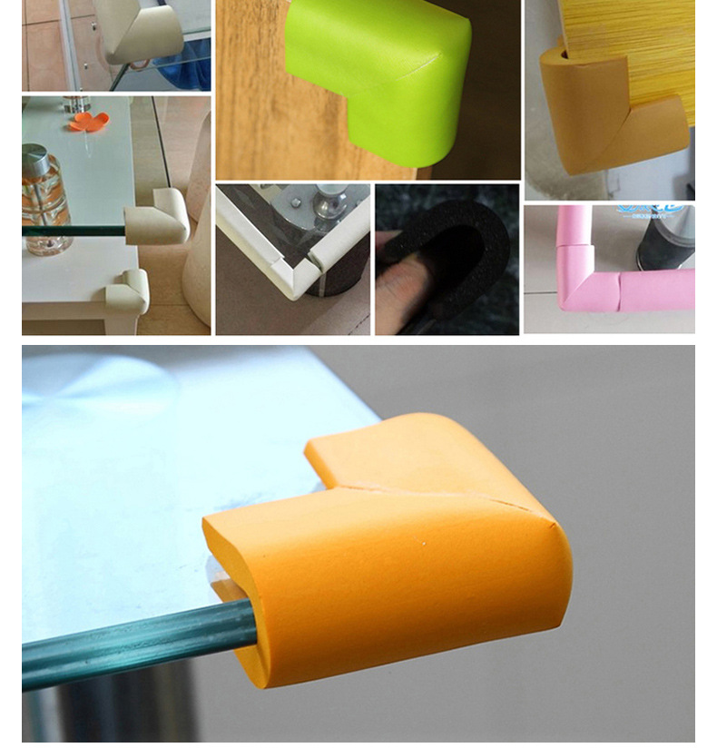 [แพค 4] กันกระแทกมุม กันกระแทกเด็ก แบบหนานุ่ม ตัว U พร้อมเทปกาวสองหน้า!!