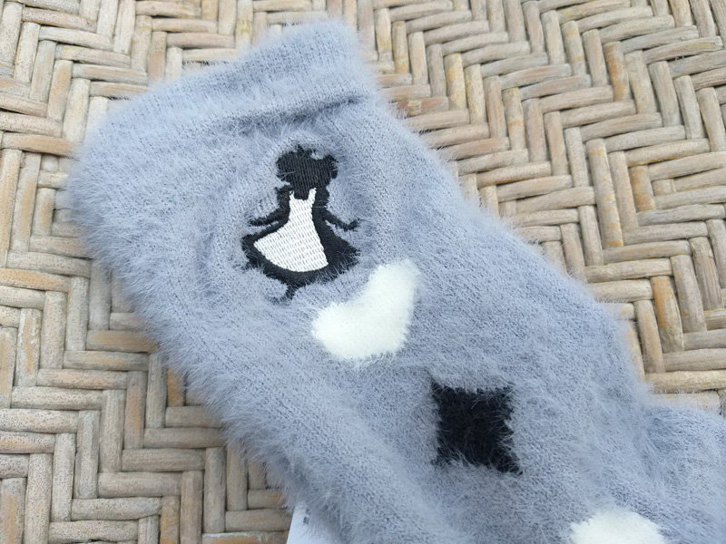 ถุงเท้าผสมขนกระต่าย นุ่มมากกก