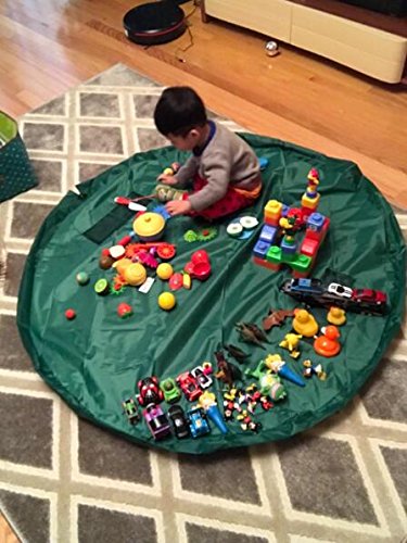 ที่เก็บของเล่นเด็ก ถุงเก็บของเล่น แผ่นรองนั่งเล่น 2 in 1 Toys Fast Pouch Pad ขนาด 150 ซม.