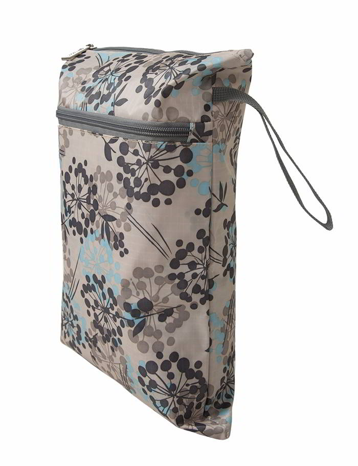 Ecosusi กระเป๋าคุณแม่ กระเป๋าสัมภาระคุณแม่ กระเป๋าแม่ลูกอ่อน แขวนรถเข็นเด็กได้ หิ้ว หรือสะพายไหล่ได้ (Grey)