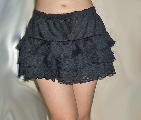 #2กระโปรงขนมชั้นผ้าปรุ น่าร๊ากก ไซด์ S