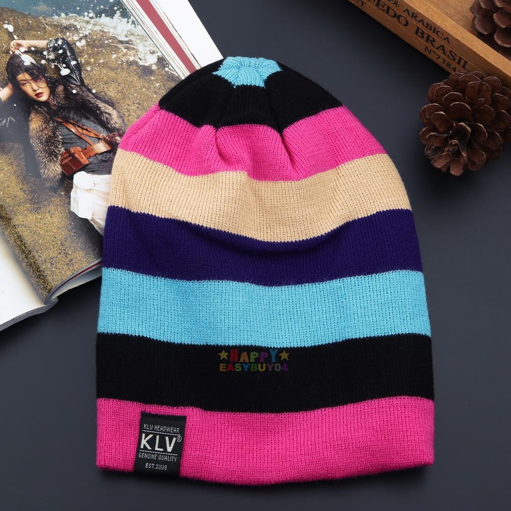 หมวกไหมพรมสีสดใส ไหมพรม 2ชั้น มี 2 สี (ของใหม่)