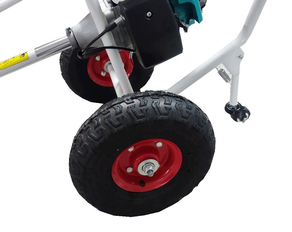 รถตัดหญ้า3ล้อ SKYLINE RBG411 พร้อมใบมีดวงเดือน 10 นิ้ว40ฟัน