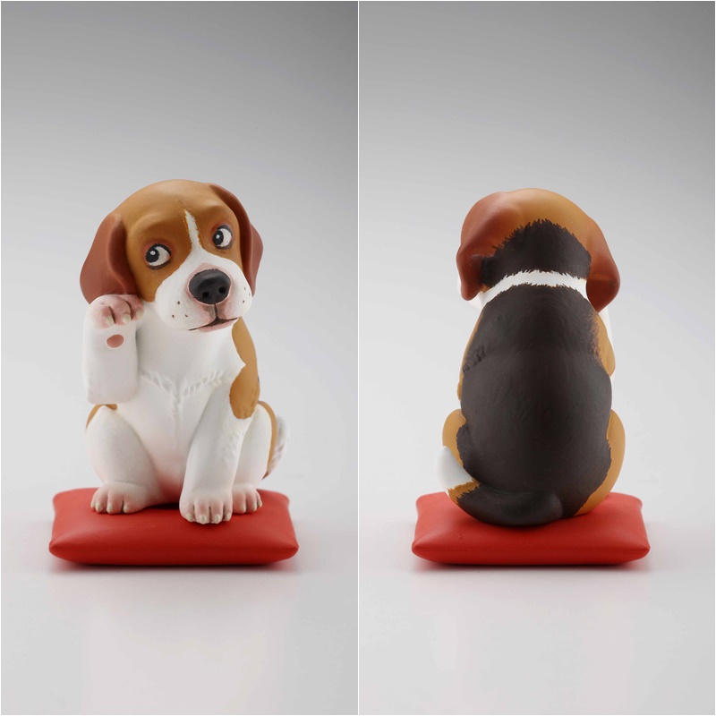 กาชาปองฟิกเกอร์น้องหมากวักนำโชค Capsule Q Museum Kunio Sato's Lucky Dog 2