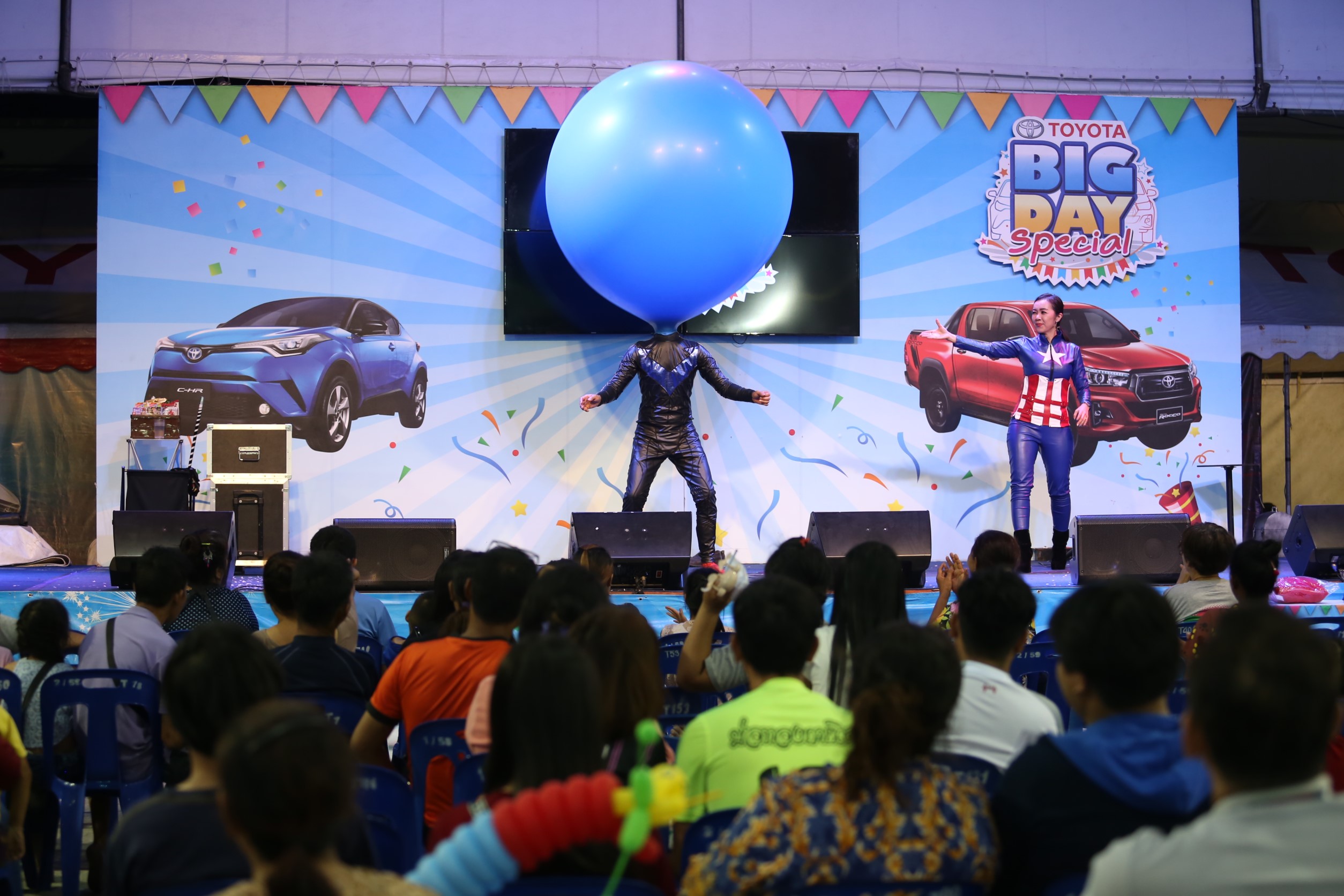 Balloon Man บอลลูนแมน มายากล การแสดง โชว์ "งาน TOYOTA BIG DAY" 05/03/2562