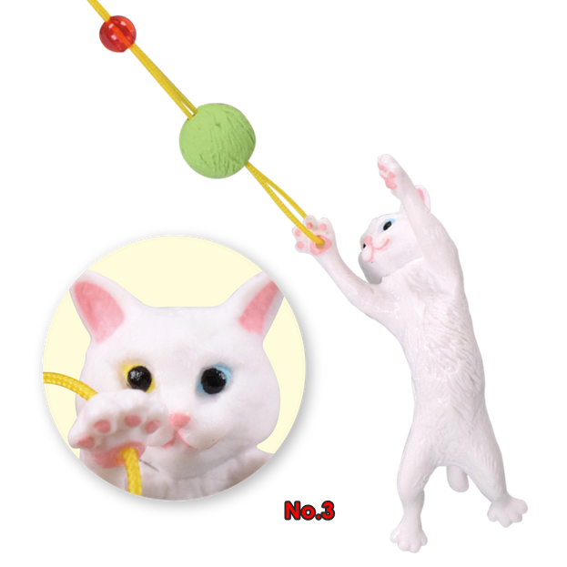 กาชาปองมาสคอทน้องแมว Cat Jumping Mascot